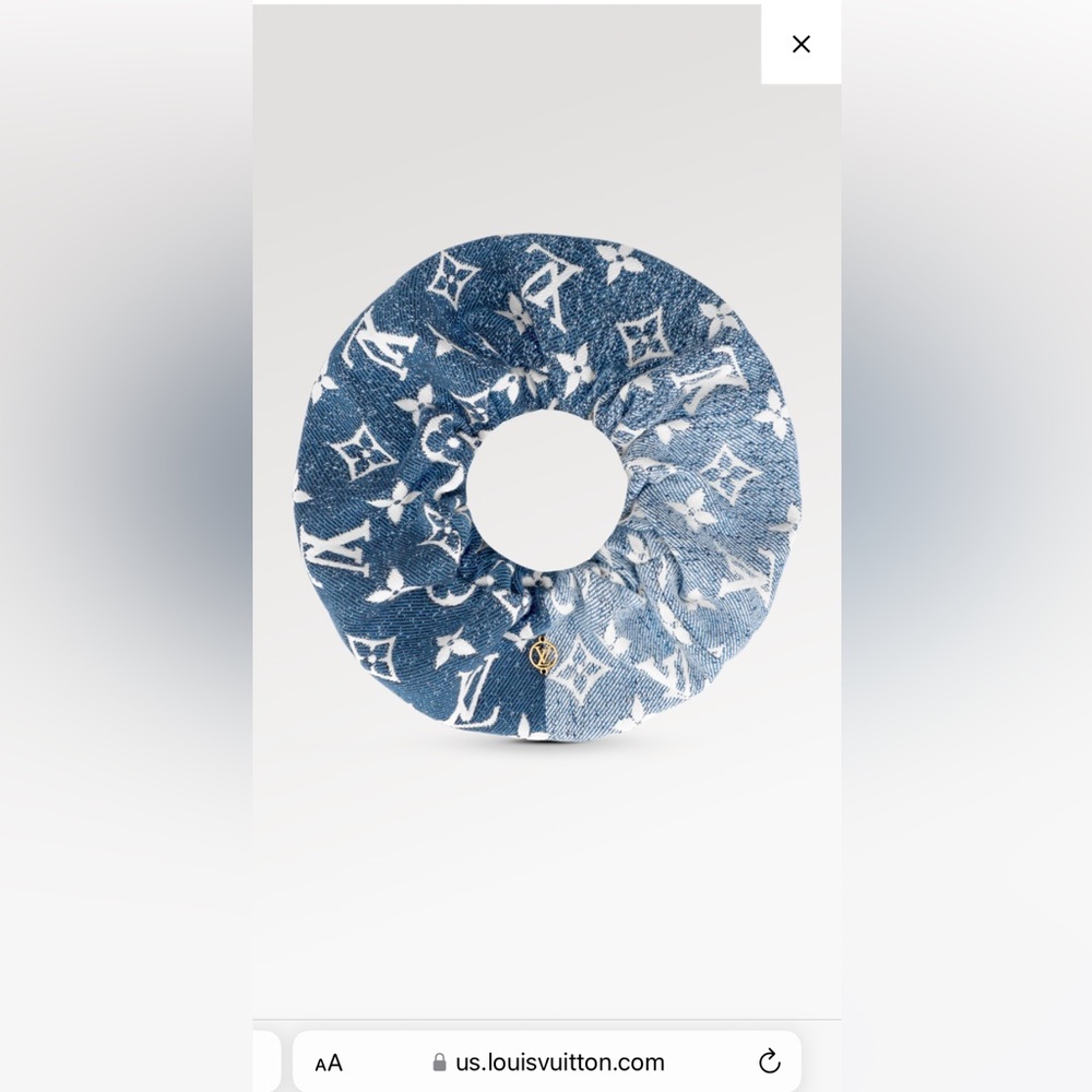 Louis Vuitton DENIM SCRUNCHY